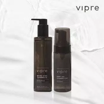 VIPRE До и после очищающее масло 200 мл + Пенка для очищения кожи Honey Skin 150 мл