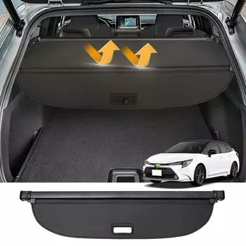 Virauto Toyota Corolla Touring Tonneau Cover Roll Shade Privacy Protection Luggage Storage Corolla Touring September Специально разработано для транспортных средств чёрный