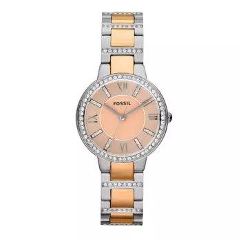 VIRGINIA ES3405 Watch Silver Pink Gold [Fossil] Women s &