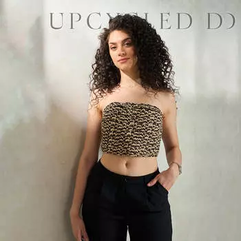 Virgio Women Croped Length Na Fitted Fit Straight Top XS чёрный