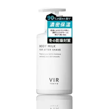 VIRTOKYO Aftershave Lotion Body Milk 300g Aftershave After Hair Removal Men s Men s