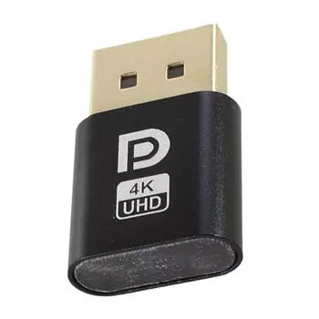 Виртуальный дисплей DP Fake Load DVI Remote Hang Up 3060 Выделенный дисплей False Cables Dummy DP Pl F8G8 black-One-size