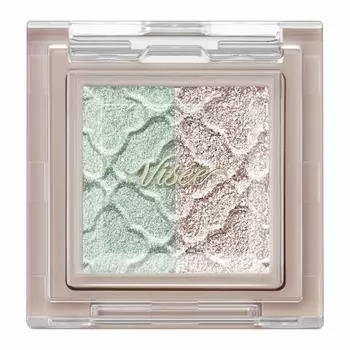 Visee Riche Dazzling Duo Eyes Тени для век Пастельно-зеленый GR-4 1,2 г (х 1)