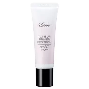 Visee Tone Up Primer Red Trick Makeup Base Blood Color Transparency Pore Cover Serum Formula 30 г SPF30/PA++