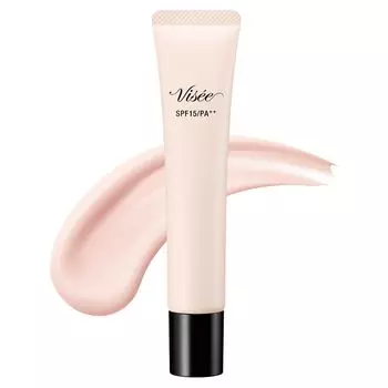 Visee Tone Up Skin Designer 21 Sheer Pearl Pink 30g Makeup base Flushness Glossy Sebum Pores Contains beauty serum ingredients (Sheer) SPF15/PA++