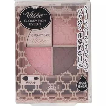 ViseRiche ViseRiche Glossy Rich Eyes N Pk 4 Mauve Pink 4.5g