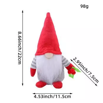 Вишневая кукла Безликий старик Украшение окна Гном Стоячая плюшевая кукла Сценическое оформление B2-22 Men s