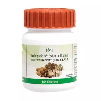 Виштиндукади Вати (80 таб, 250 мг), Vishtindukadi Vati, Patanjali