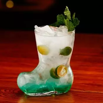 Visible Shoes Mugs 380ml Cocktail Cup Personalized Boots Glasses Cup Gift Glass