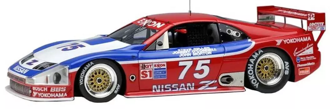 VISION Nissan 300ZX IMSA GTS Sebring 12 Hours 1995 Победитель класса Готовый продукт VM235B 1/43 №75 (Ночная версия)