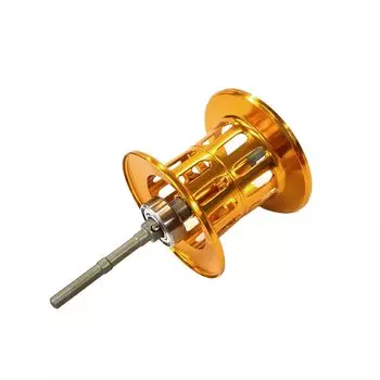VISPREA Для DAIWA CC80 CR80 Запасная шпуля для безынерционной катушки Шпуля с мелкой канавкой Мелкая шпуля Шпуля для Bait Finesse Металлическая шпуля Реновация Замена Ультра золотистый