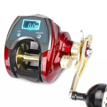 VISPREA Катушка для приманки рыболовная катушка счетчик лески счетчик катушек максимальный 20 кг сильный магнитный тормоз передаточное отношение 6.4:1 Подшипник 6+1 Оборудован YU198A (правильно)