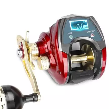VISPREA Катушка для приманки Рыболовная катушка Счетчик лески Катушка со счетчиком лески Максимальная сила сопротивления 20 кг Ключевое передаточное отношение 6,4:1 Подшипник 6+1 Оборудован YU198A левый