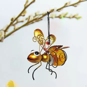 Висячая уличная фигурка, водонепроницаемая статуя для двора, художественное украшение, статуя в саду на балконе синий