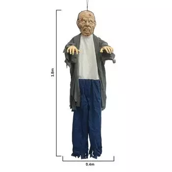 Висячая ведьма-призрак, управляемая голосом, светящаяся кричащая комната, побег из дома с привидениями, страшный реквизит для Хэллоуина