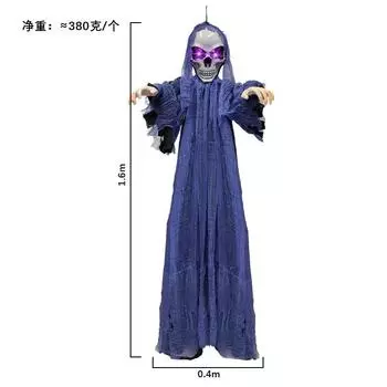 Висячая ведьма-призрак, управляемая голосом, светящаяся кричащая комната, побег из дома с привидениями, страшный реквизит для Хэллоуина
