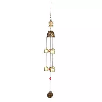 Висячие украшения удачи фэн-шуй цветные колокольчики колокольчики Китай домашний декор(Уходит)