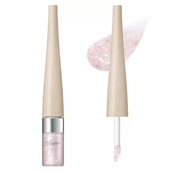 Visse Eye Shadow 3D Glitter Eye Liquid Pink Gemmy Glitter Large Pearl PK-3 3,3 мл Lame