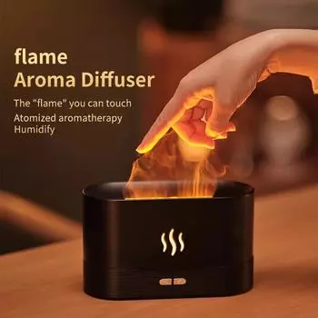Vissko Aroma Flame Diffuser 180 мл увлажнитель воздуха ультразвуковой ароматерапевтический холодный туман производитель эфирных масляных ламп диффузоры для дома