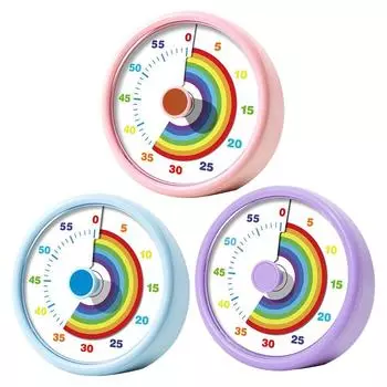 Visual Timer For Children 60-Minute Countdown Timer Perfect Time Management фиолетовый