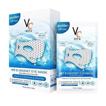 VIT C Ratcha Магнитная маска для глаз 15 мл. х 6 пакетиков 15 ml. x 6 Sachets