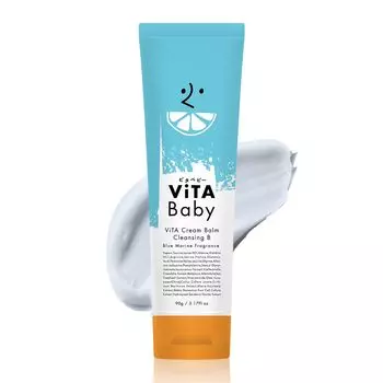 ViTA Baby и гладкая кожа с очищающим бальзамом для чувствительной кожи, сухой кожи, упругости, эластичности, ухода за кожей с возрастными изменениями. Производное витамина С. ViTA Крем-бальзам для очищения кожи.
