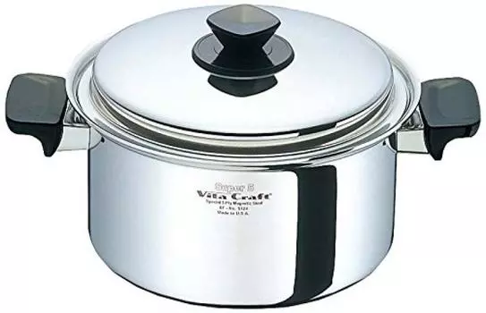 Vita Craft Super Five Two Hand Pan 21cm Deep Type 5124 4.0L серебряный