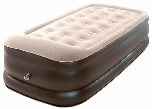 Vita Electric Air Bed Air Mat для одного человека или электрическая ингаляция Примерно 90 Один Коричневый Гость, Тип, Секунды, коричневый