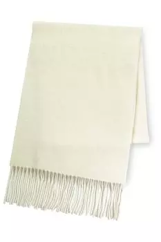 Vita Natur Finest Cashmere Large 35cm Width Muffler Women and x Plain [Vita Natur] 100% [Для мужчин] (186см 35см) (белый) белый