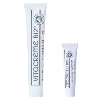 Vitablan Platinum Travel Size 15 мл Витамин B12 Арбутин Ниацинамид Сделано в Швейцарии [Официальный] 50 мл+ [Специальный набор]