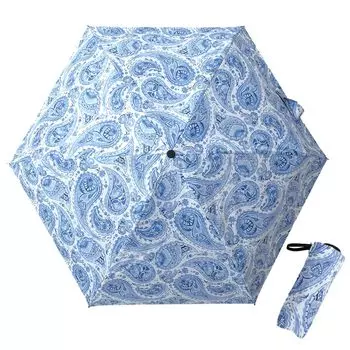 VITAFELICE Art Print Folding Umbrella Women s (Paisley) (Colorful/Lightweight) reu-30184z