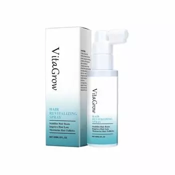 VitaGrow Hair Revitalizing Spray Anti-Hair Hair Strengthening Serum Scalp Care Hair Growth Spray For Women & Men 60ml One Size
