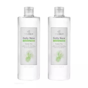 Vitahalo Daily New Очищающая вода с зеленым чаем Чеджу (500мл)