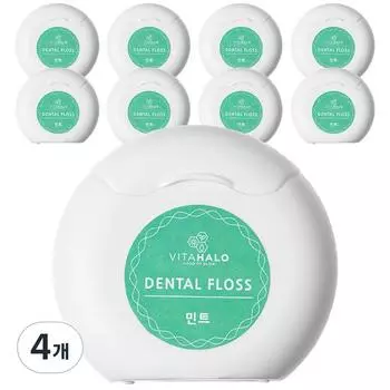 Vitahalo Daily New Wax Floss 50 м со вкусом мяты, 9 шт., 4 шт.