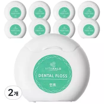 Vitahalo Daily New Wax Floss 50 м со вкусом мяты, 9 шт., 2 шт.