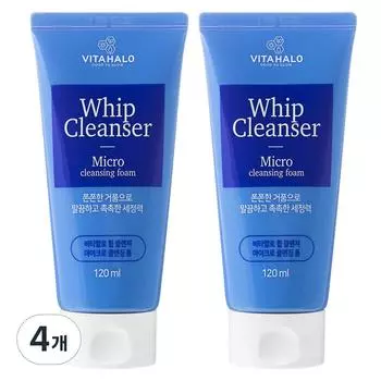 Vitahalo Micro Whip Cleanser, 120 мл, 4 шт.