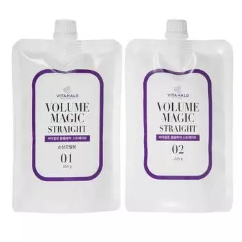 Vitahalo Volume Magic Strate 1 200г+ 2 200г, 1 набор корейского ухода за волосами