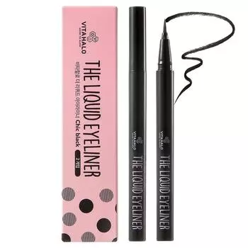 Vitahalo жидкая подводка для глаз, шикарный черный, 2 шт.