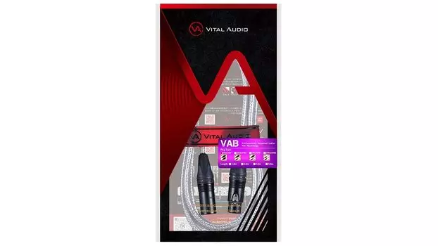 VITAL AUDIO 3MX Balanced Cable VAB Series Microphone Cable Noise Reduction Heat Resistant Clear VAB-5.0m / 3FX(VB5MF) XLR-M (Male) / XLR-F (Female)