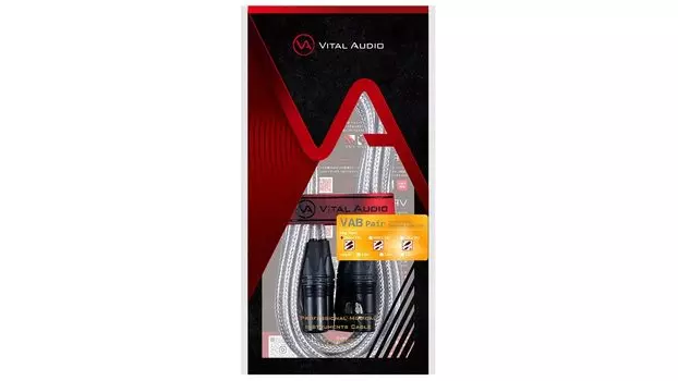 VITAL AUDIO VAB 3MX 3FX Balanced Cable VAB Series Microphone Cable Noise Reduction Heat Resistant Pair-3.0m / (VBP3MF) (Pair) XLR-M (Male) / XLR-F