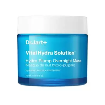 Vital Hydra Solution Hydro Overnight Mask 75 мл Увлажнение Увлажнение Сушение Блеск Гиалуроновая кислота Корейская косметика Дерма Косметика Dr.Jart+