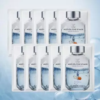 [Vital Tone Up] Маска Jayjun Multivita 10 листов, корейская упаковка масок