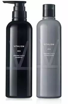 VITALISM Scalp Care Shampoo 500ml Conditioner 350g Set for MEN Scalp Care Scalp & (Renewal Version)