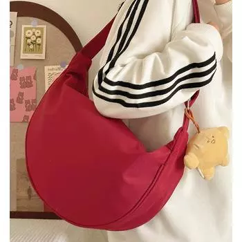 Vitality Маленькая женская сумка-мессенджер, однотонная женская сумка-мессенджер, спортивная сумка через плечо, универсальная сумка для пельменей