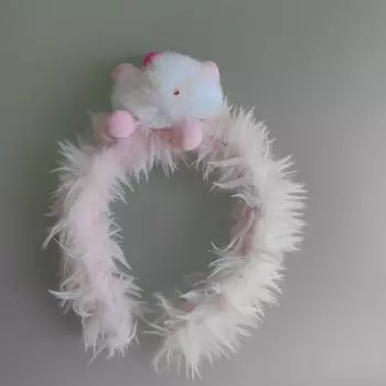 Vitality monster plush funny headband cute girl heart grotesque hairball headband ugly cute design headband hair accessories