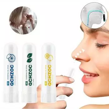 Vitality Power Energy Stick Освежающий мятный пробуждающий стик Против сонливости Вождение Антиохлаждающий Пробуждение Носовой тон Lemongrass