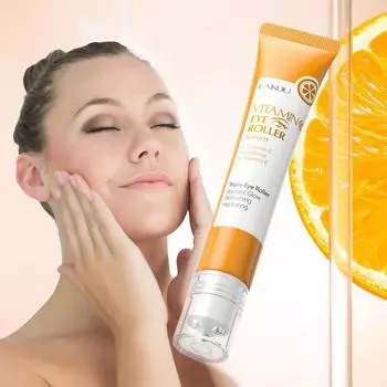 Витамин С Роликовая эссенция для кожи вокруг глаз Увлажняющая отбеливающая эссенция для ухода за кожей вокруг глаз Укрепляющая кожа Подходит для всех типов кожи