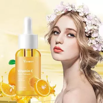 Витамин С Сыворотка Подтягивающая Эссенция Смягчает Кожу и Улучшает Эластичность Уход За Женской Кожей 30ml