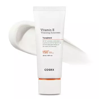 Витаминный оживляющий SPF жидкая унция CosRx, E, солнцезащитный крем, 50+, 1,69 (50 мл)