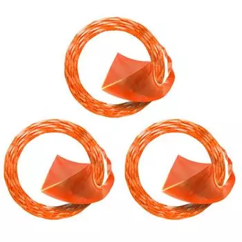 Витая леска 14 футов / 4,27 м, диаметр 2,4 мм, 3 шт./компл.